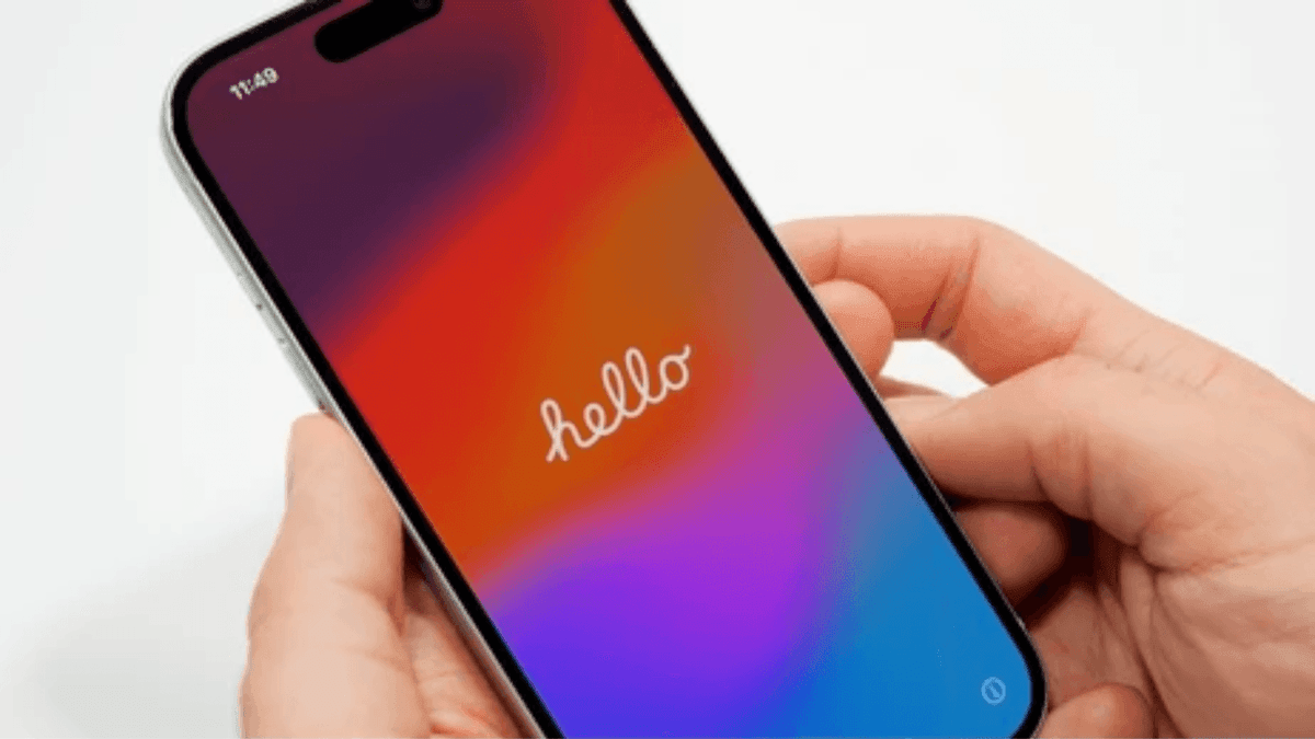 iPhone internal components showing battery